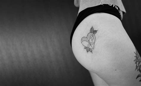 flower butt tattoos|103 Fulfilling Butt Tattoos That Run High On。